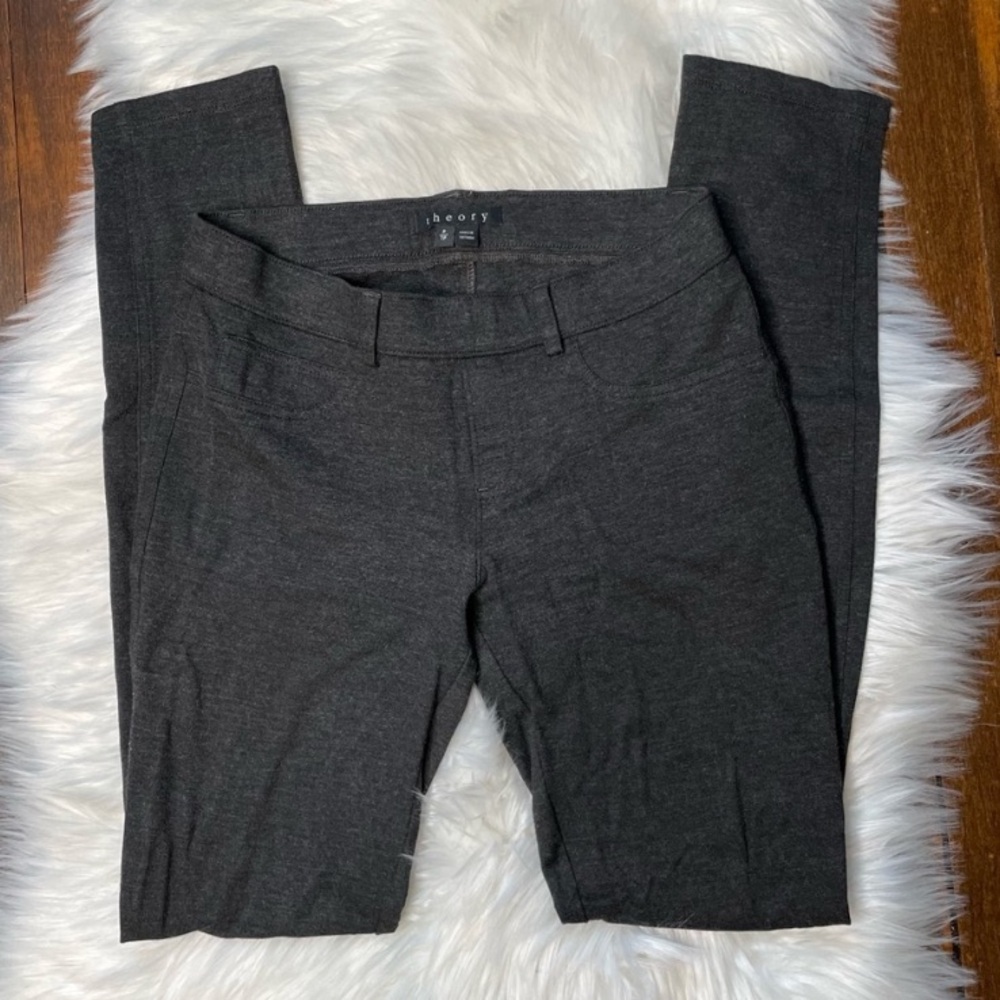 Theory gray pant leggings size small